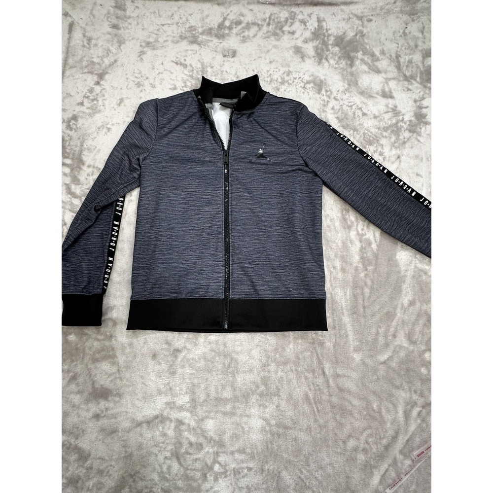 Air Jordan Hooded Lightweight Jacket Jumpman Youth  Full Zip Size Large Two Tone